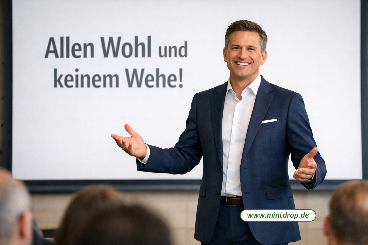 Die meisten Redner langweilen, weil sie gefallen möchten