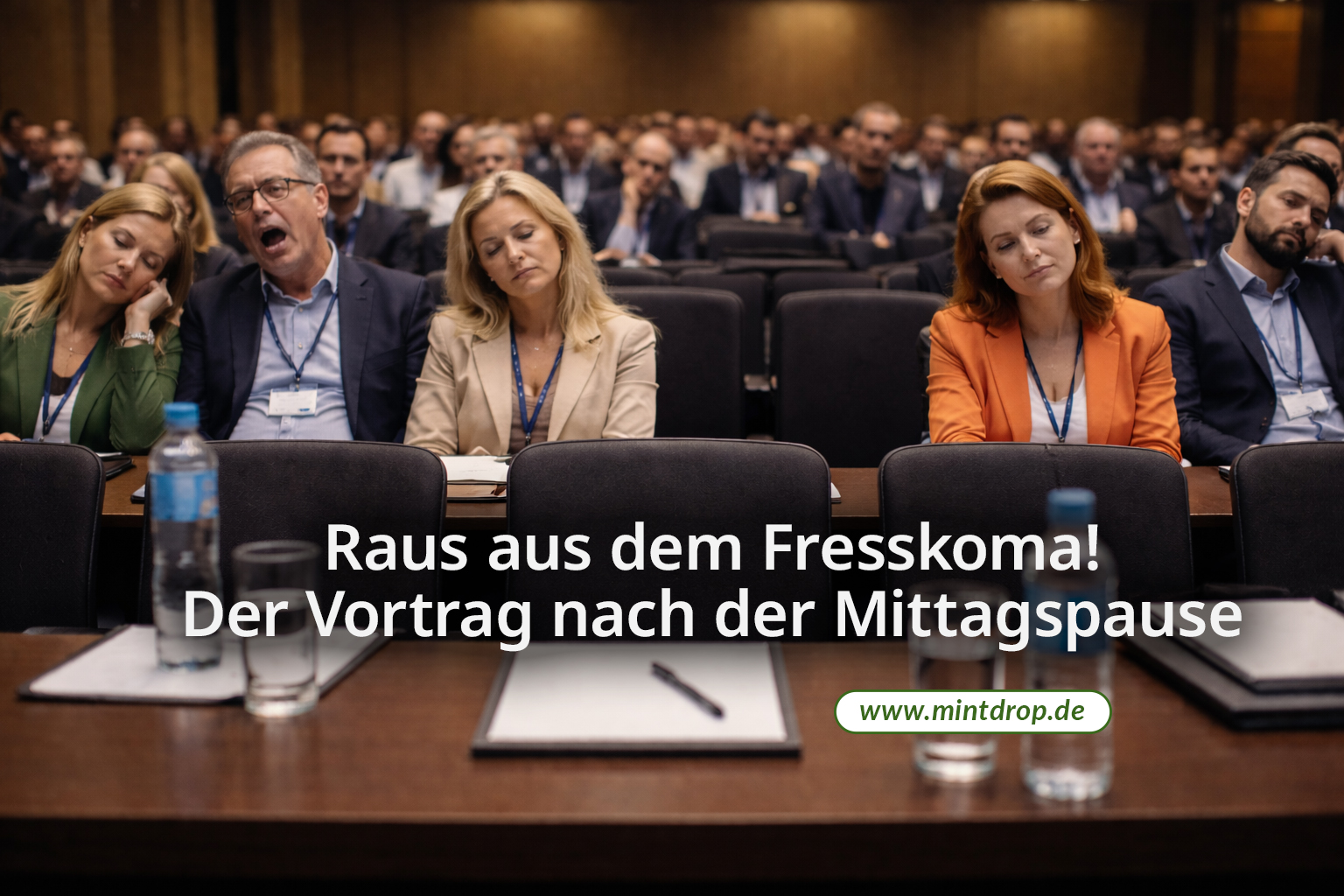 Der schlimmste Slot: Wie Sie den Vortrag nach der Mittagspause rocken