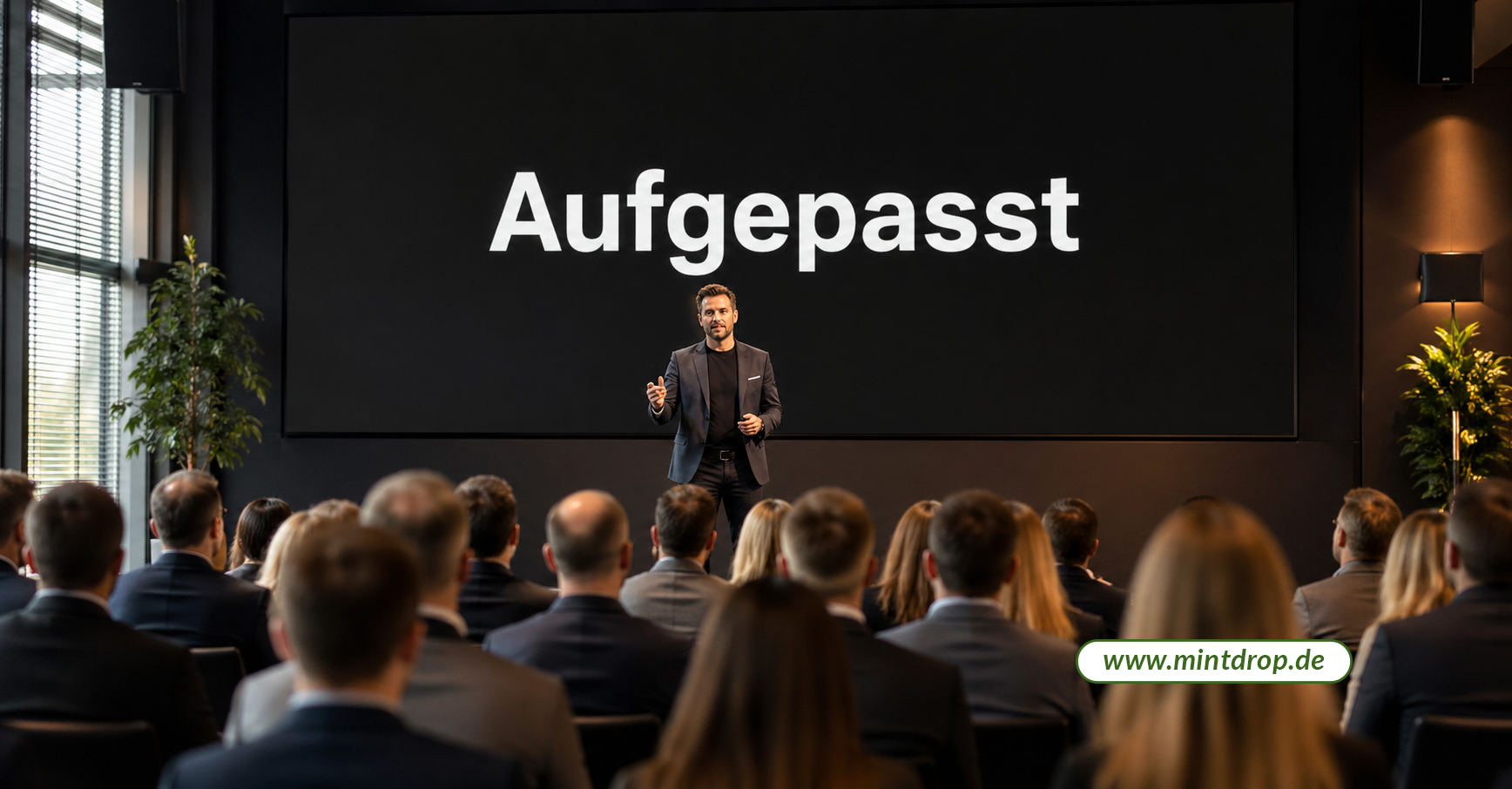 Nur ein Wort und Ihr Publikum hört endlich zu