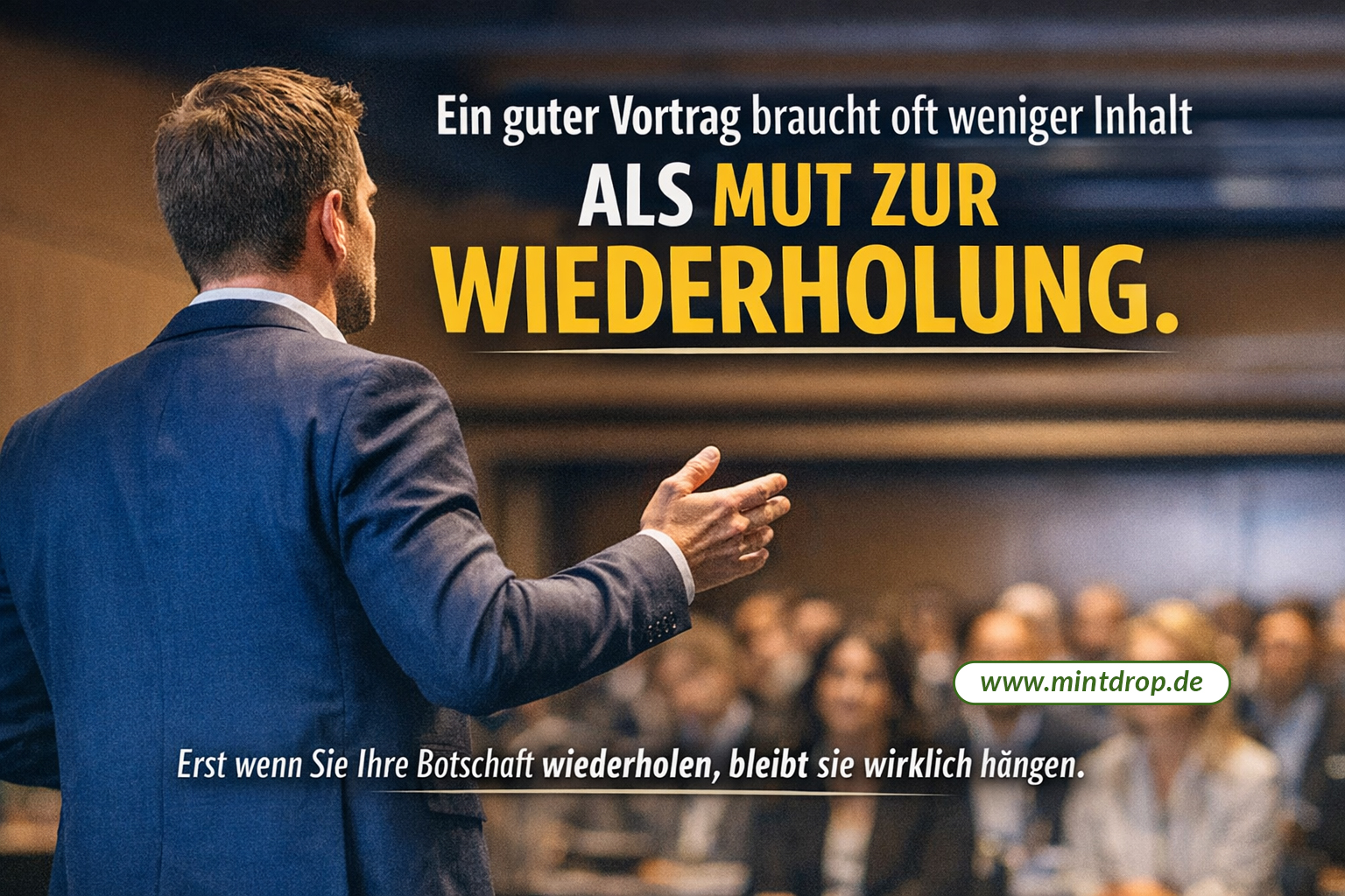 Nur Mut: Wiederholen Sie sich