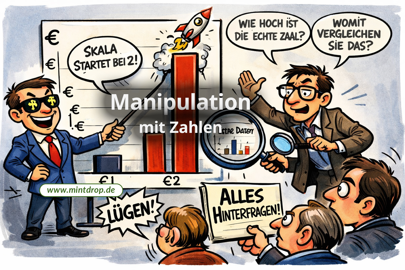 Manipulieren mit Zahlen: So verkauft man Ihnen Unsinn als Wahrheit