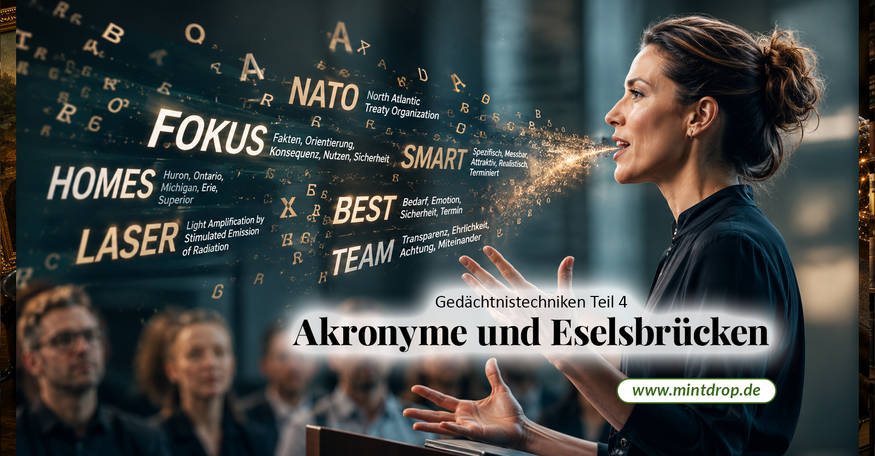 Starke und kurze Gedächtnisstützen