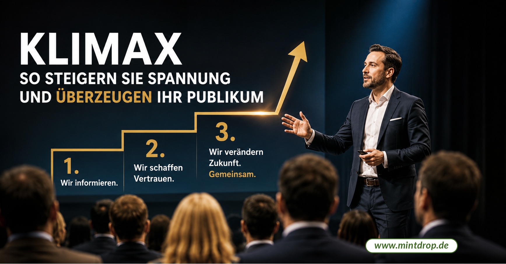 Blasse Vorträge? Dann fehlt Ihnen die Klimax